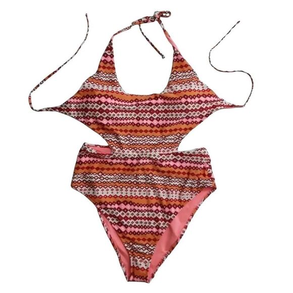 Aerie Monokini High Waisted Wrap One Piece Swimsuit Large - Picture 1 of 7